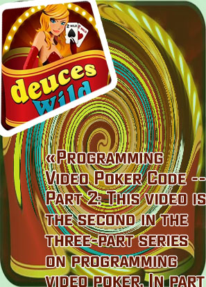 Deuces wild video poker trainer