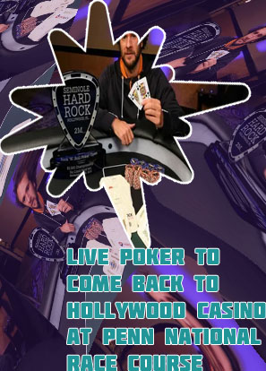 Hollywood casino poker open