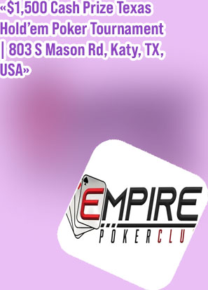 Poker katy tx