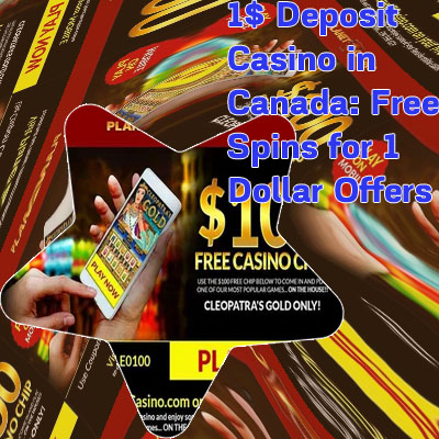 1 dollar deposit bonus casinos
